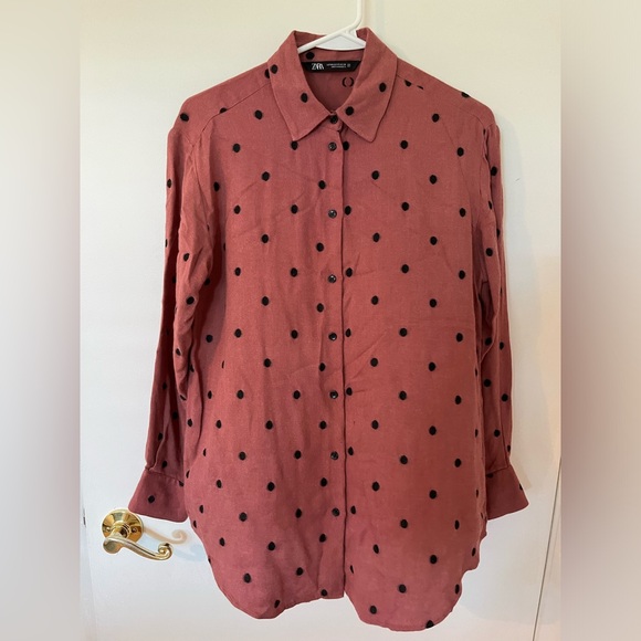 Zara polka dots shirt - Picture 4 of 5